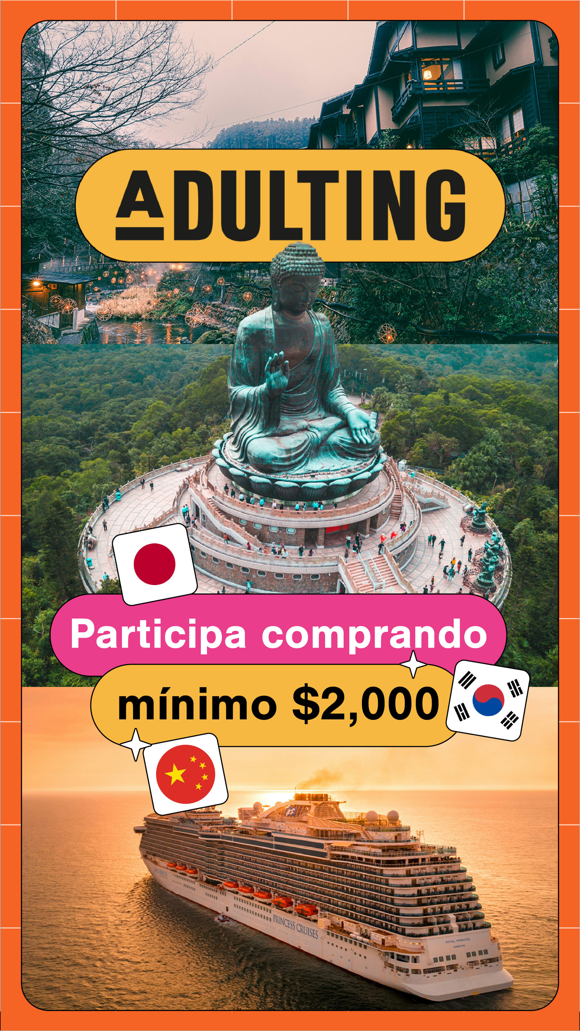 ADULTING te lleva a Asia