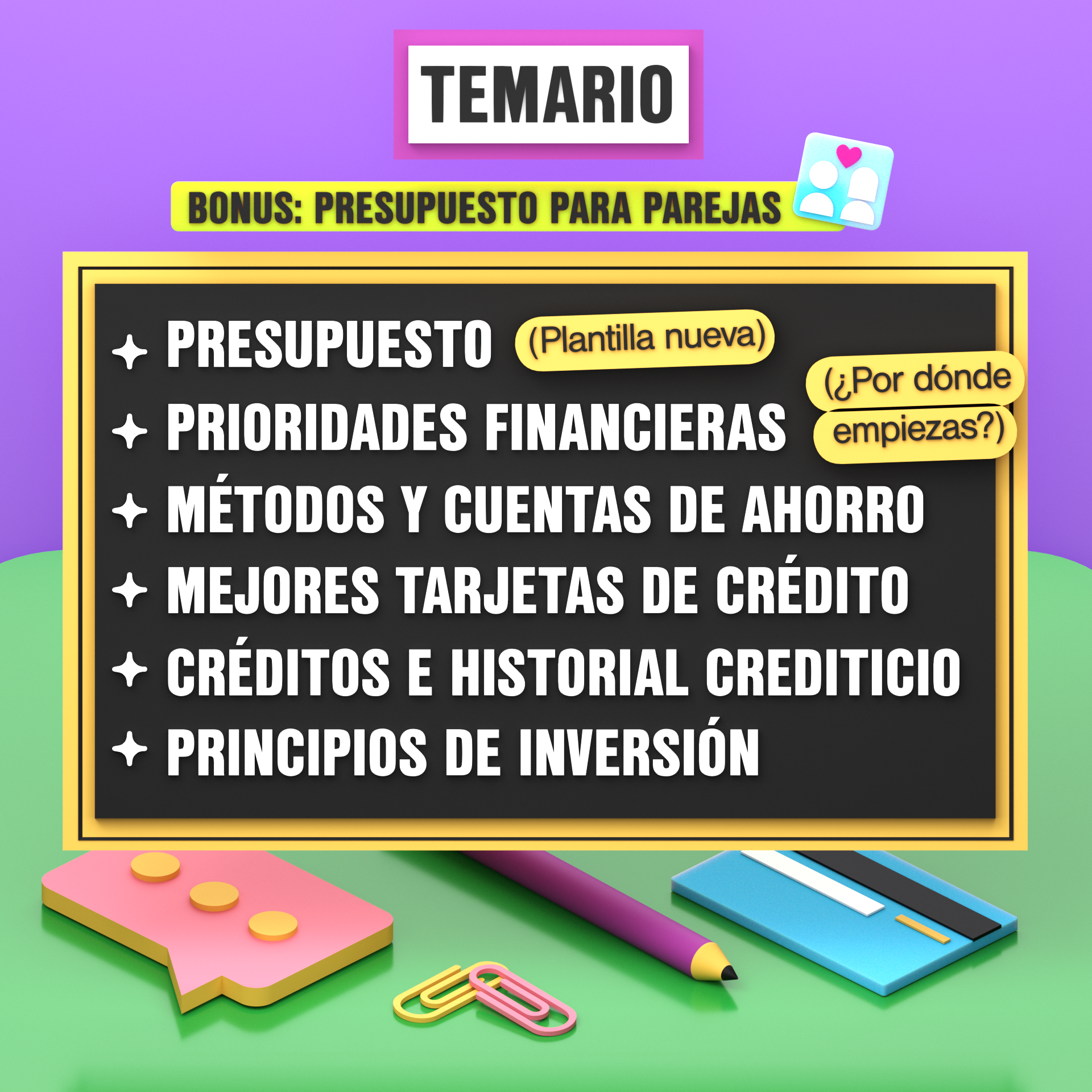 EL TALLER DE FINANZAS 👇🏼15 ABRIL 2026 (ONLINE)